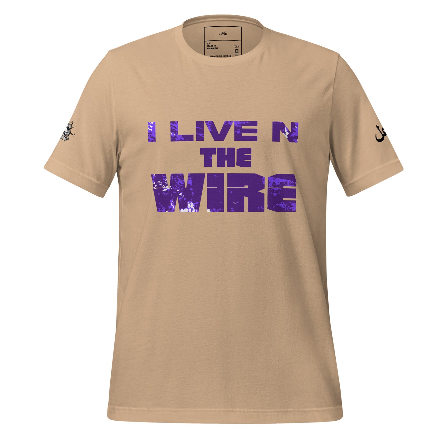 I LIVE N THE WIRE - purple